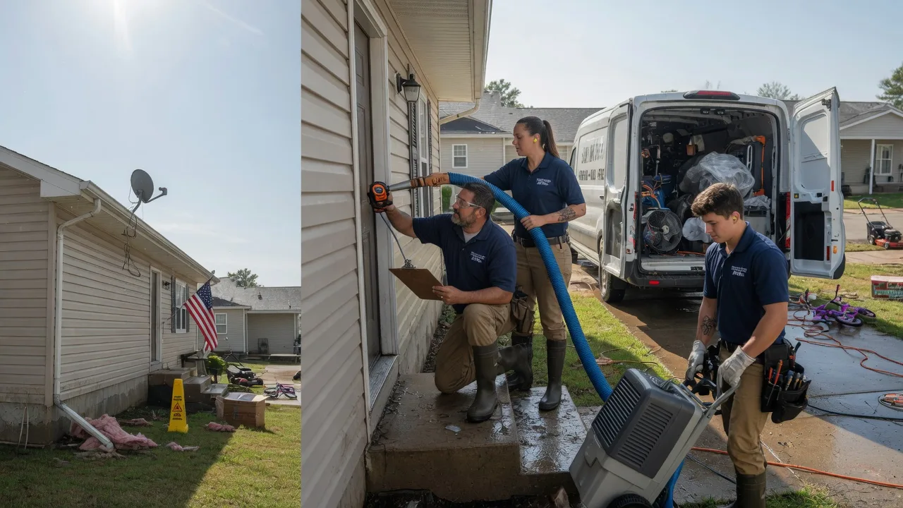Ceiling Water Damage Restoration in Richmond, MN near me